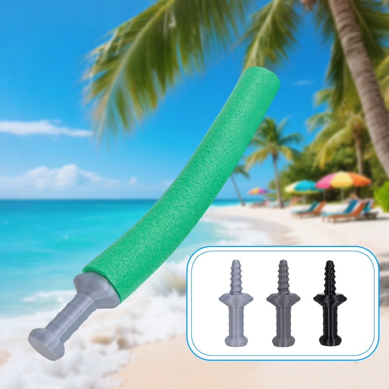 Espada de fideos para piscina  - Foam Pool Noodle reseña y precio